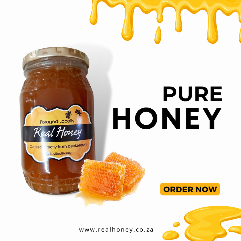 Buy Real Honey Foraged By Bees + Harvested By Beekeepers