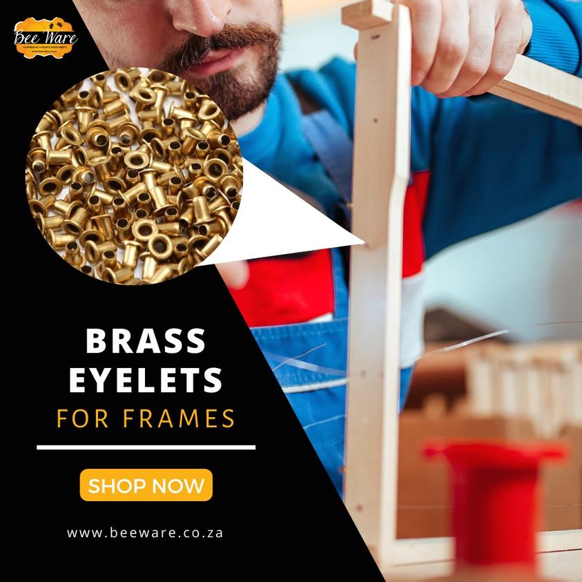 Brass eyelets - small bag for frames