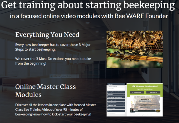Start Beekeeping Online MasterClass