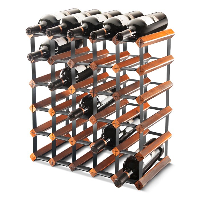 Chateau maple wine rack