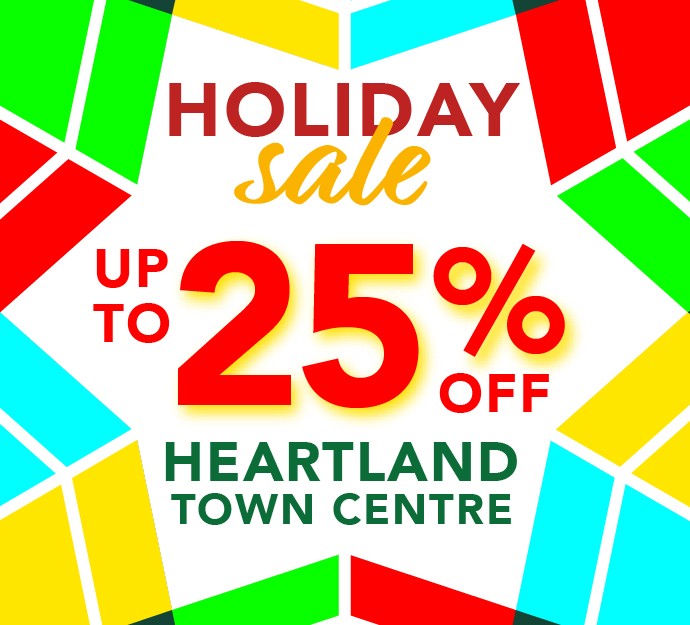 Holiday Sale: Up to 25% off at Solutions Stores located at Heartland Town Centre