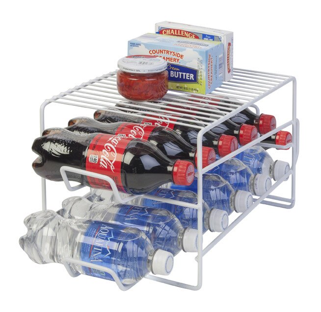 Bottle dispenser shelf