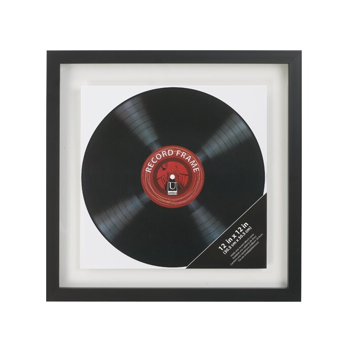 Record Frame 12x12“ Black