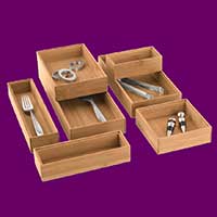 Bamboo Drawer Organizers