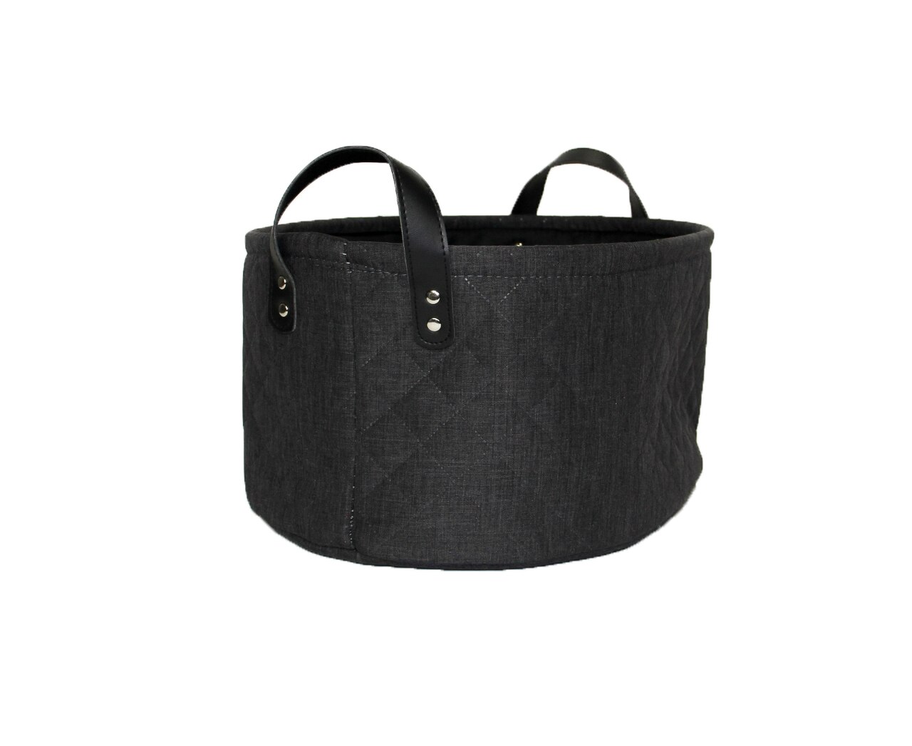 Canvas Storage Basket - Grey