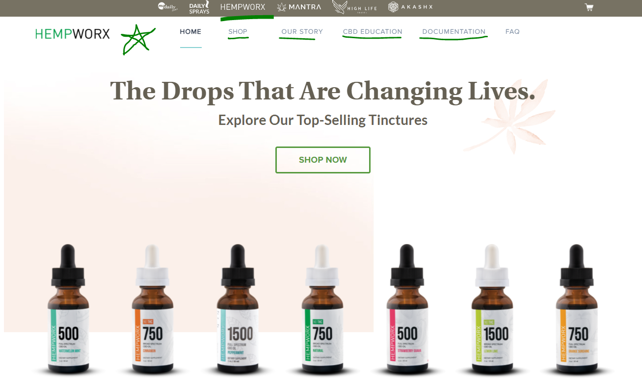 Go to MyHempSolution.com to shop