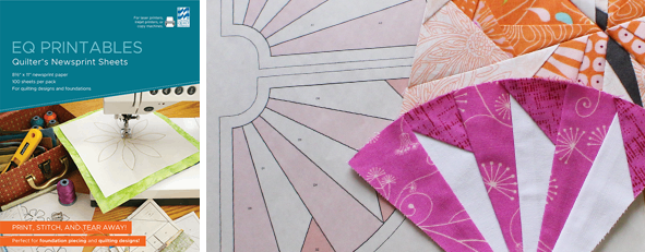 Sale also includes EQ Printables Quilter's Newsprint—great for paper piecing!