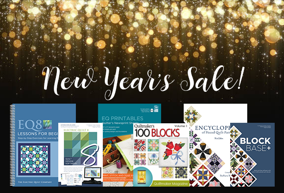 Save 20% on Everything! Ring in the new year with savings on all products at ElectricQuilt.com! Use code CELEBRATE to save!