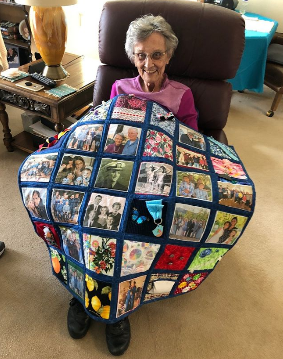 Ann Doty We love this fidget quilt by Ann Doty, our featured quilter for November's Do You EQ Too series! Ann was gracious enough to share her countless quilts with us, which include photos of family, nature, road trip adventures, and more! And yes, Ann uses EQ Printables inkjet fabric sheets for those special photos! 