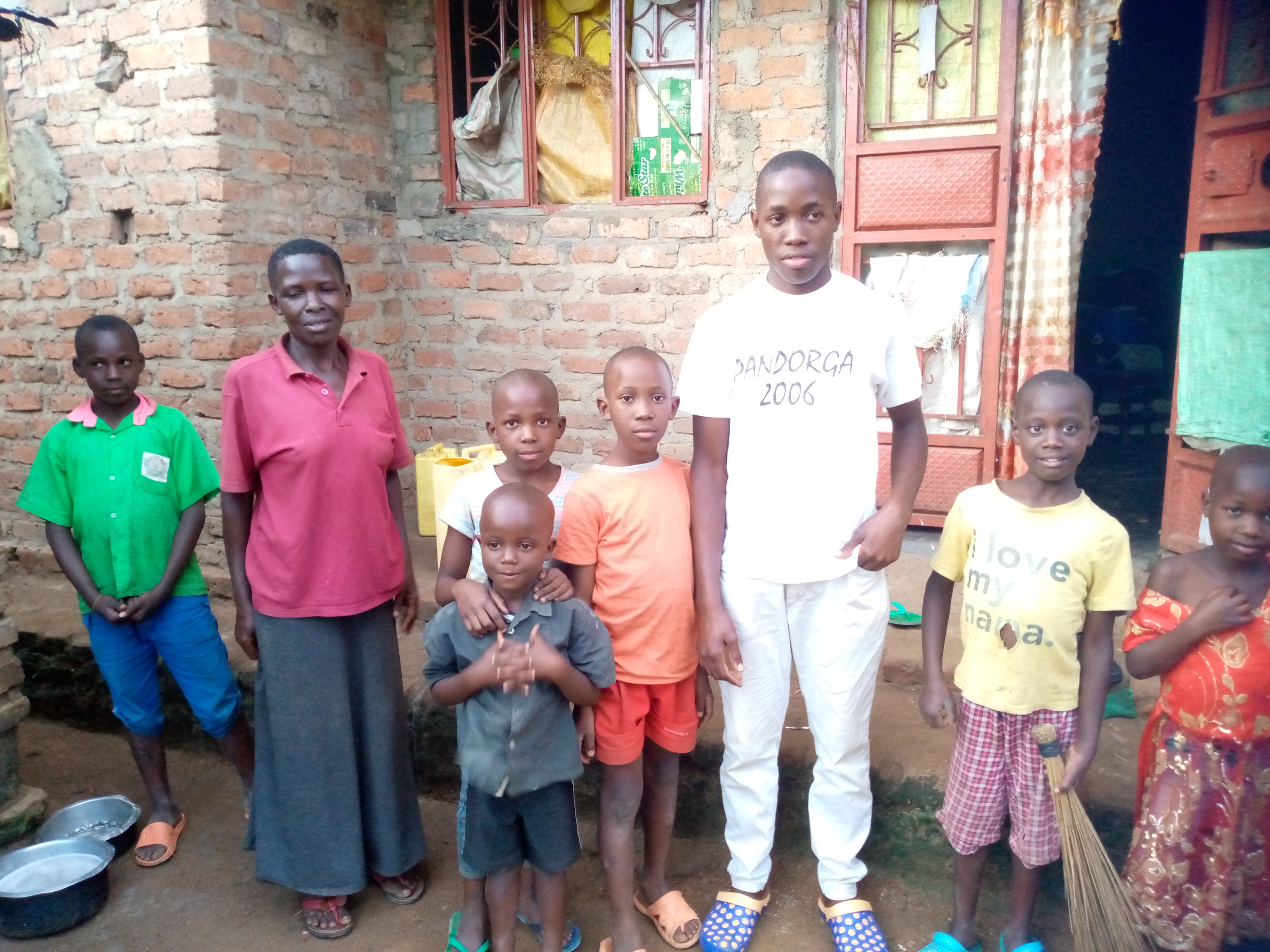 A Mustard Seed student with her family.