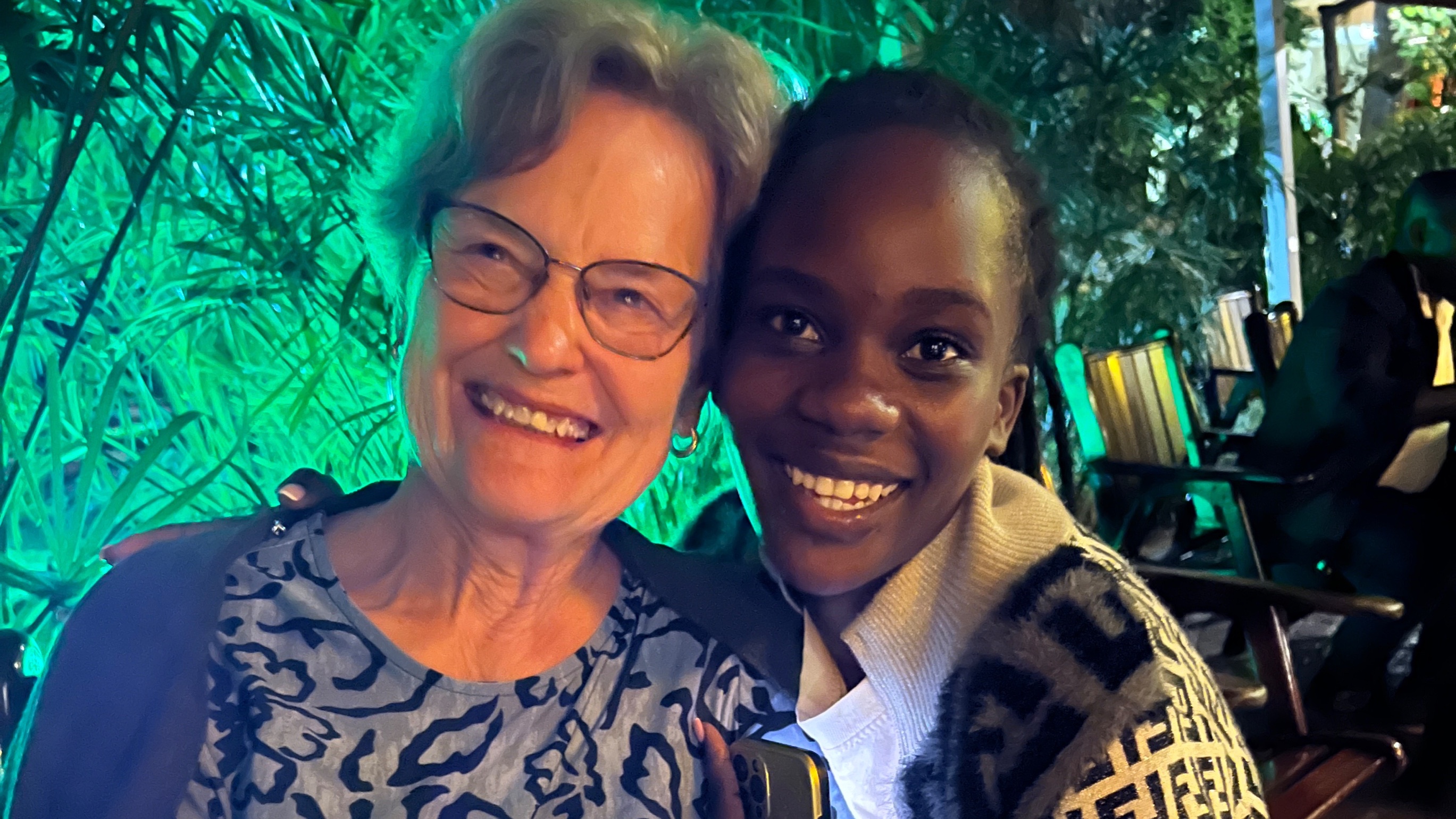 Mustard Seed alum, Linda with Jjajja Elaine
